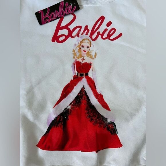 Barbie Christmas Sweatshirt- Size Medium - Picture 3 of 6